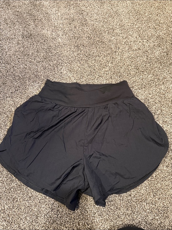 all in motion Pants - all in motion Black High-Waist Women's Active Shorts with Wide Waistband